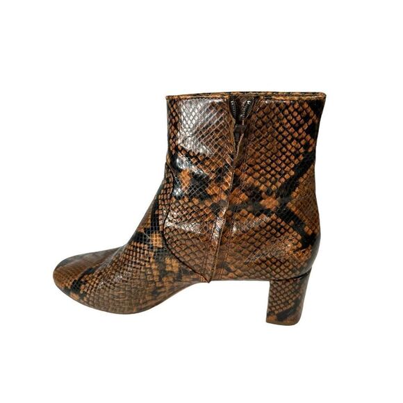 Loeffler Randall Ankle Boot Snakeskin leather sz 9.5 - Picture 3 of 9